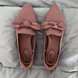 Seychelles Tan Flats with Bow